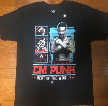 [ 새상품 미사용 ] WWE 공식 라이선스 CM 펑크 T셔츠