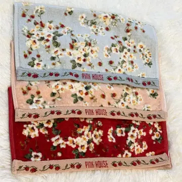 [ 미사용 새상품 ] 핑크하우스 PINK HOUSE 핸드 타월 3개 세트