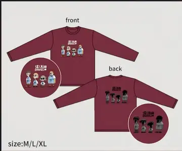 SEKAI NO OWARI mad lamb cafe 롱T셔츠