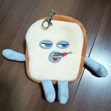 빵 도둑 봉제 인형 패스 케이스 파우치