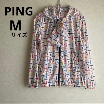 PING 골프웨어 수납 봉투 포함 윈드브레이커 새상품급 골프웨어