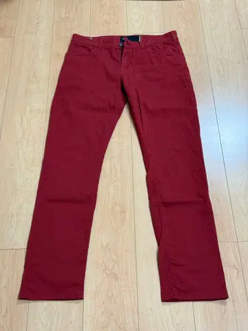 Notify 노티파이 컬러 청바지 레드 31인치