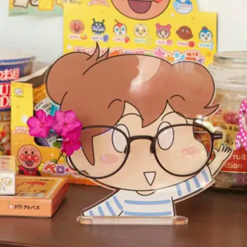 아따맘마 한국 공식 미캉 BIG 아크릴 안경 걸이 스탠드