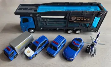 토미카 폴리스 캐리어카 세트+헬리콥터