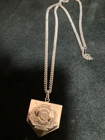 한신 타이거즈 실버 목걸이 2003년 리그 우승 기념 목걸이