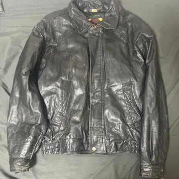 가죽 자켓 하이넥