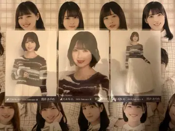 노기자카46 브로마이드 퍼 니트+캐미 원피스 츠츠이 아야메 컴프