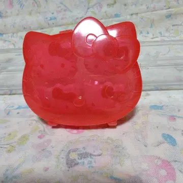 미사용 헤이세이 레트로 헬로키티 케이스 포함 클립 4개 세트