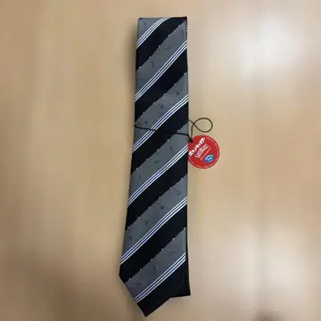 포켓몬 넥타이 실버 블랙 피카츄 택 포함 새상품