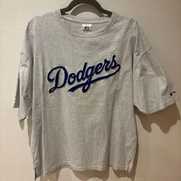 Dodgers 로고T XL MLB 공식 그레이