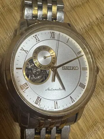 SEIKO Presage SARY 자동 시계 실버/골드