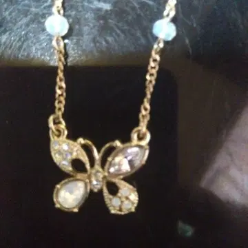 ANNA SUI 버터플라이 목걸이! 한번 사용 (새상품급)