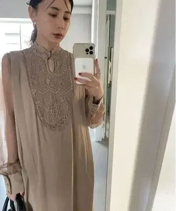 2WAY SCOOP OUT LACE DRESS ameri vintage