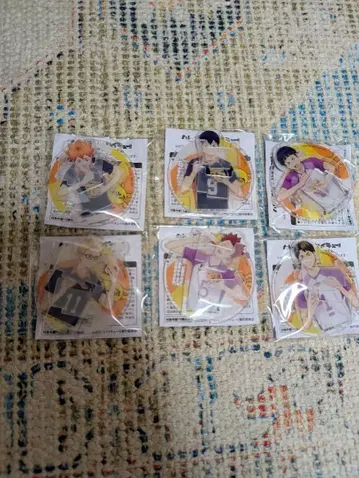 하이큐 카레메시 아크릴 스탠드 6개 세트