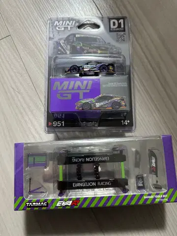 에바 RT 초호기 SAILUN 수프라 1/64 MINI GT 차고 세트