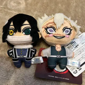 귀멸의 칼날 시나즈가와 사네미 이구로 오바나이 봉제 인형 마스코트