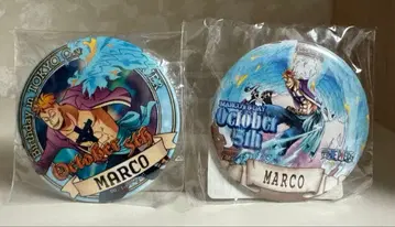 ONE PIECE 원피스 타워 마르코 벌스데이 캔뱃지