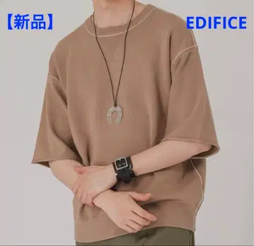 [ 새상품 ] 에디피스 맨투맨 라이크 숏 슬리브 니트 T셔츠 L