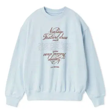 LILYBROWN Hearts2Hearts 로고 맨투맨 하투하