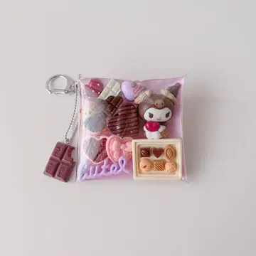 가챠 파우치 산리오 초콜릿 인형 마이멜로디 쿠로미