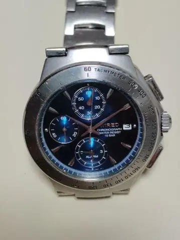 SEIKO-WIRED 크로노그래프 손목시계[정상 작동품]