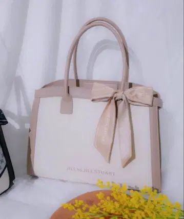 JILL by JILL STUART 바이컬러 콤비 토트 대