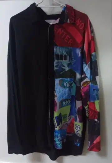 VALSHE KINGLYMASK 콜라보 긴팔 셔츠 킹리마스크 KMK