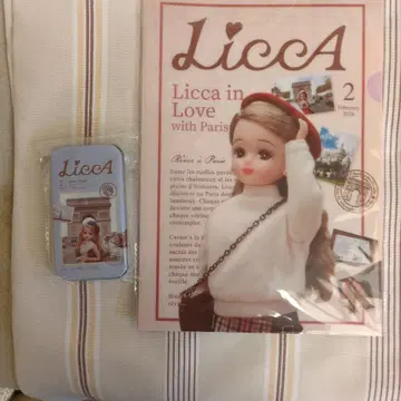 threeppy 리카짱 클리어 파일 (4개입) 캔 케이스 프레이크 씰