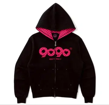 9090girl OG Logo Valentine Zip Hoodie