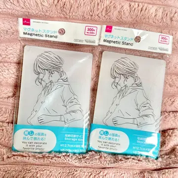 다이소 마그넷 스탠드 사진용 2개 세트