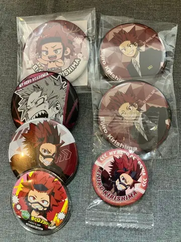 키리시마 에이지로 히로아카 캔뱃지 모음