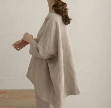 어반 리서치 도어스 린넨 와이드 2WAY 풀오버 블라우스