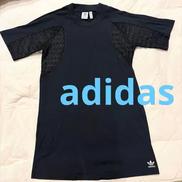 adidas 시스루 디자인 튜닉 원피스