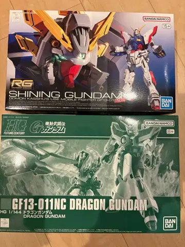 RG 샤이닝 건담 HG 드래곤 건담 세트
