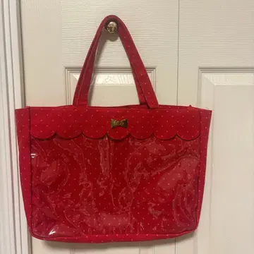 스위머 마이콜레 토트백 레드 도트