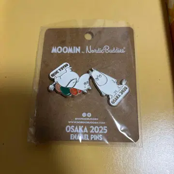 북유럽관 무민 OSAKA EXPO 2025 핀 배지