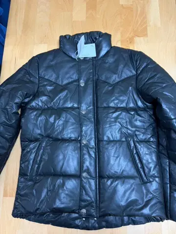 가죽 다운 자켓