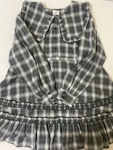 merry Jenny 그레이 체크 원피스