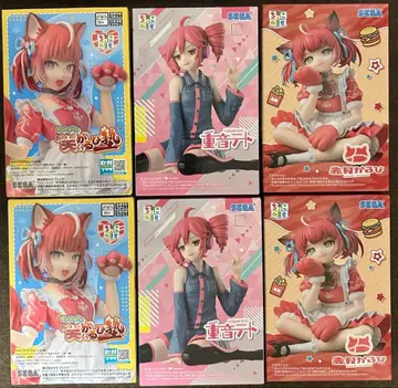 죠코노세 프리미엄 피규어 아카미 카루비 카사네 테토 6점 세트