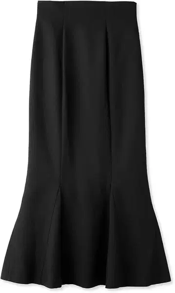 SNIDEL 하이웨스트 머메이드 스커트 (블랙) 사이즈 0 정품