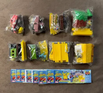 캡슐 프라레일 포켓몬 기차 반짝반짝 별하늘 캠핑 전 8종 세트