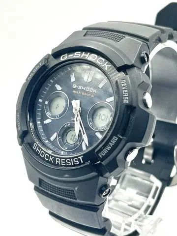 CASIO G-SHOCK 남성용 시계 AWG-M100SB 작동 watch