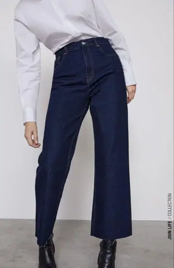 새상품! 택 포함! 자라 ZARA 크롭 데님 팬츠