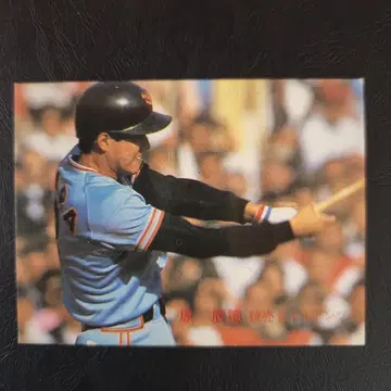 카루비 야구 카드 82년 No.554 하라 타츠노리 (요미우리)