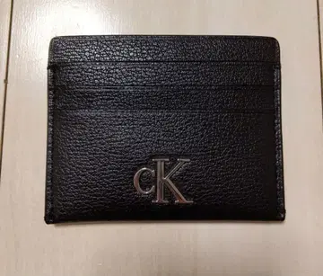 미사용! 캘빈클라인 CK 블랙 가죽 카드 케이스