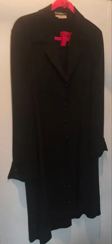 살바토레 페라가모 실크 100% 셔츠 원피스