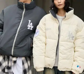 최종 세일 MLB 다저스 리버서블 다운 자켓 1