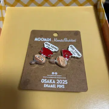 북유럽관 무민 미이 OSAKA EXPO 2025 핀 배지