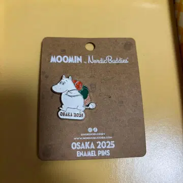 북유럽관 무민 OSAKA EXPO 2025 핀 배지