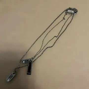 Armani Exchange 도그 택 목걸이